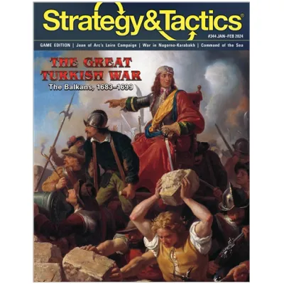Strategy &amp; Tactics #344: The Great Turkish War magazine cover with 17th-century battle artwork.