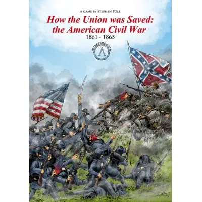 How the Union was Saved American Civil War wargame cover with Union and Confederate troops in battle.