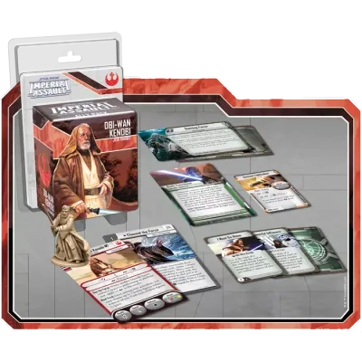 Obi-Wan Kenobi miniature and contents.