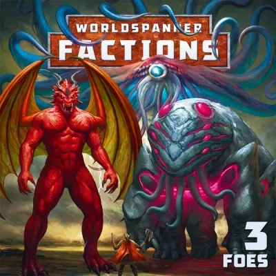 Worldspanner Factions: Set 3 – Foes box front with fantasy monster artwork.