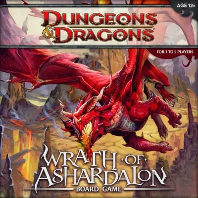 Dungeons &amp; Dragons: Wrath of Ashardalon box front with red dragon artwork.
