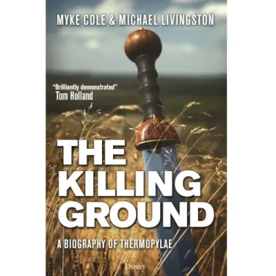 Cover of The Killing Ground by Myke Cole and Michael Livingston, showing a sword in grass.