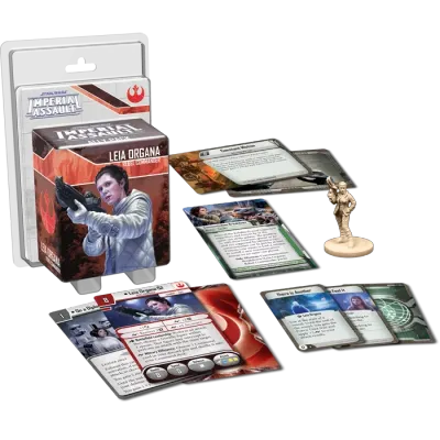 Leia Organa miniature and contents.