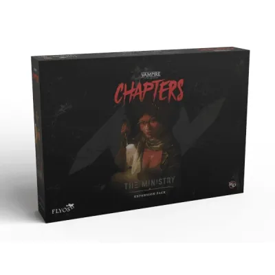 Vampire: The Masquerade – CHAPTERS The Ministry Expansion Pack box front.