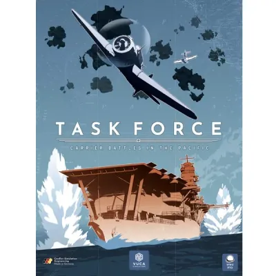 Task Force: Carrier Battles in the Pacific box front with carrier and aircraft artwork.