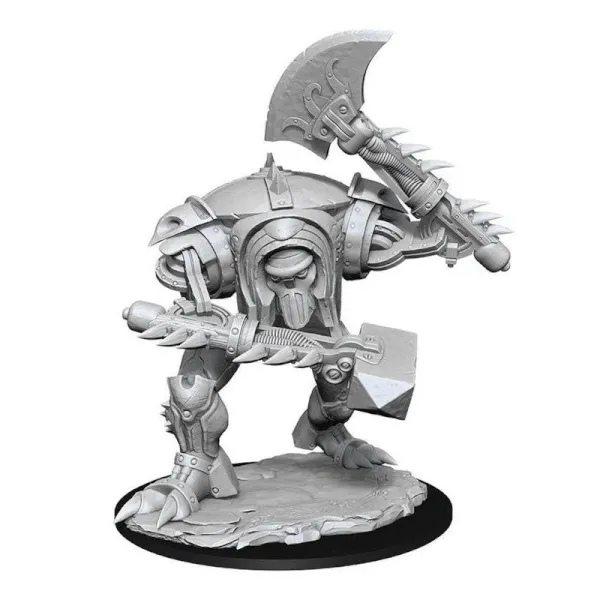 D&amp;D Nolzur’s Marvelous Miniatures Warforged Titan unpainted construct miniature.