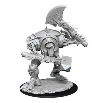 Warforged Titan Miniature D&D Nolzur’s Marvelous Miniatures Warforged Titan unpainted construct miniature.