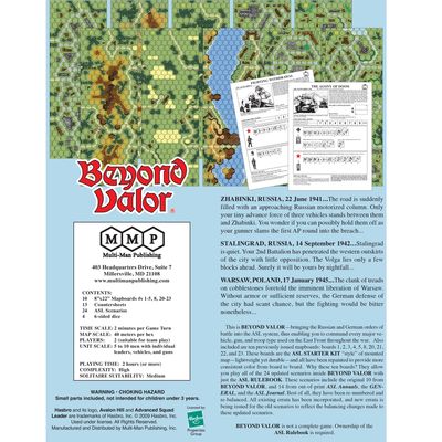 Beyond Valor (ASL module 1) 2019 reprint - 3rd edition