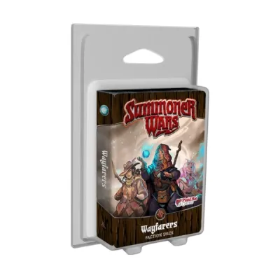 Summoner Wars: Second Edition – Wayfarers Faction Deck pack with traveller-themed fantasy character artwork.