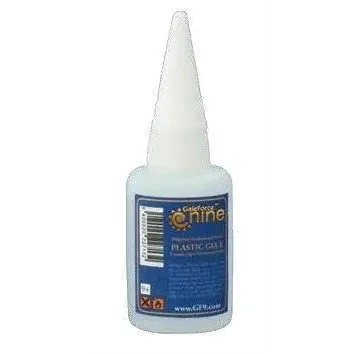 GF9 Plastic Glue bottle for assembling plastic miniatures, tanks and model kits.