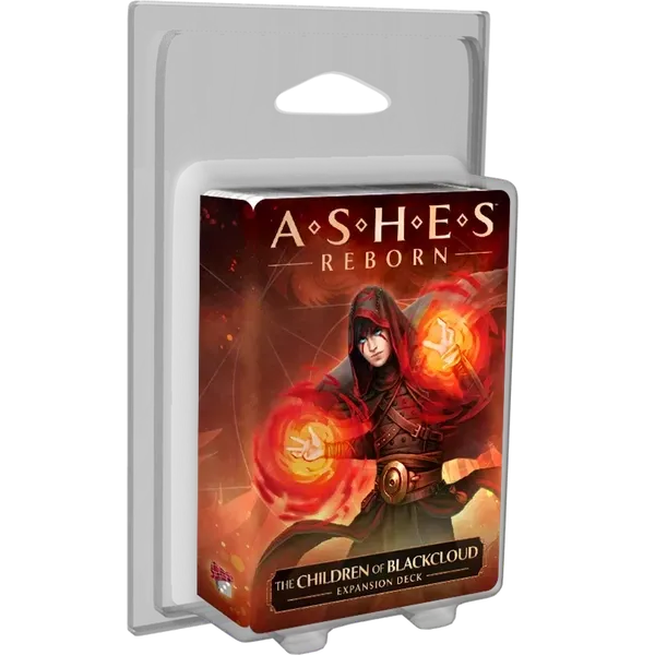 The Children of Blackcloud expansion deck for Ashes Reborn featuring Brennen Blackcloud.