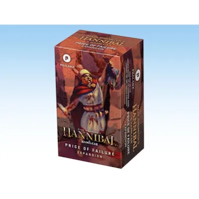 Hannibal &amp; Hamilcar: Price of Failure expansion box with Roman consul artwork.