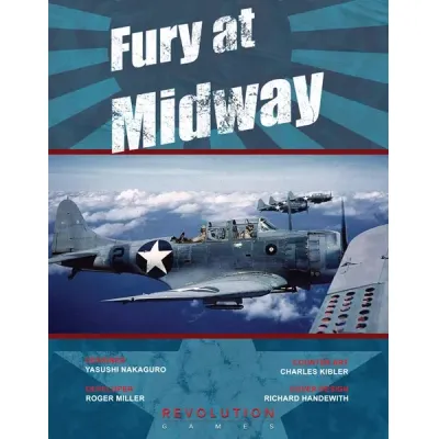 Fury at Midway WWII naval-air wargame cover with U.S. carrier aircraft in flight.