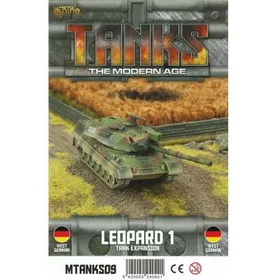 West German Leopard 1 expansion for TANKS The Modern Age with the tank on a road.