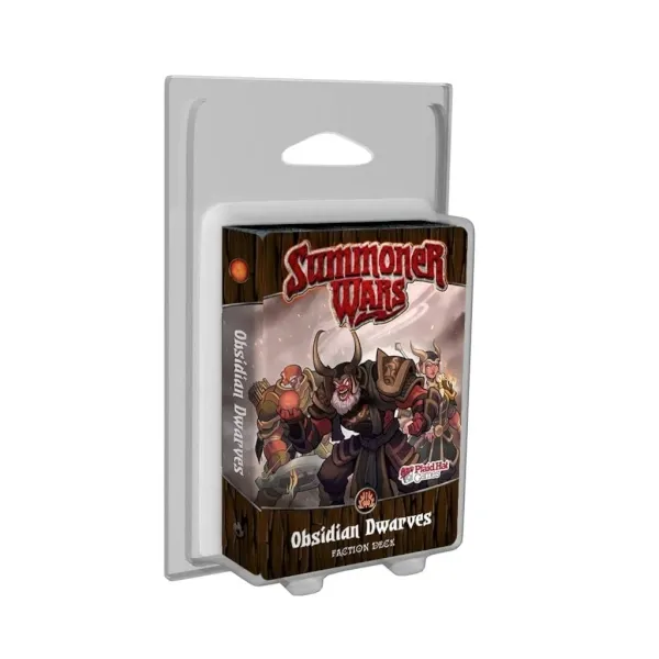 Summoner Wars Obsidian Dwarves Faction Deck in clear retail pack.
