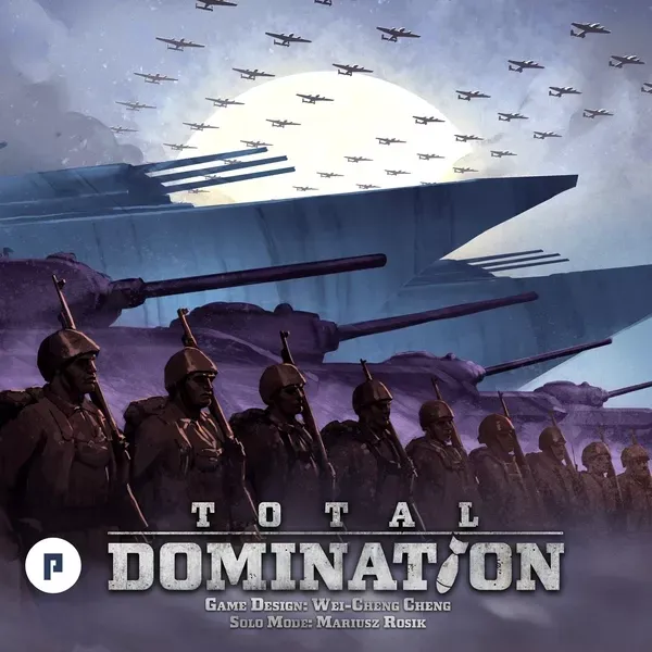 Total Domination box front with soldiers, battleship and aircraft artwork.