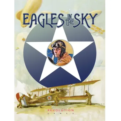 Eagles in the Sky Eagles in the Sky World War I air combat game cover with biplane and pilot artwork.