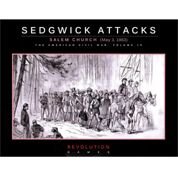 Sedgwick Attacks: Salem Church 1863 American Civil War wargame box from Revolution Games.
