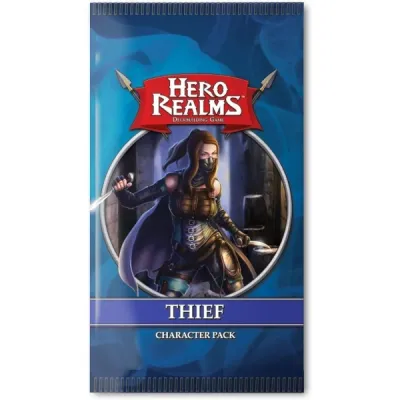 Hero Realms Thief Character Pack with a masked rogue holding two blades.