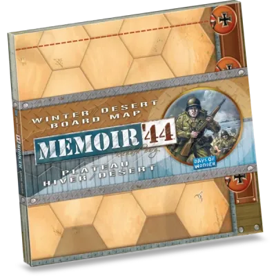 Memoir ’44 Winter/Desert Board Map expansion with double-sided battlefield board artwork.