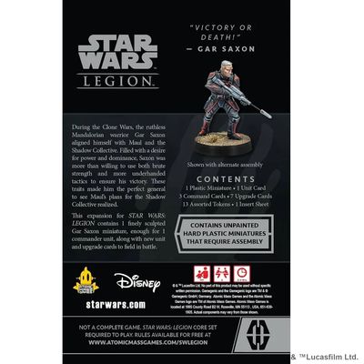 Star Wars: Legion – Gar Saxon Commander Expansion