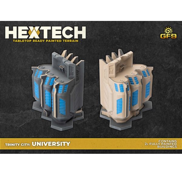 HexTech: Trinity City University Buildings – Prepainted Set