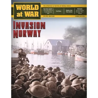 World at War #76: Operation Jupiter magazine cover with troops and ships during a planned invasion of Norway.