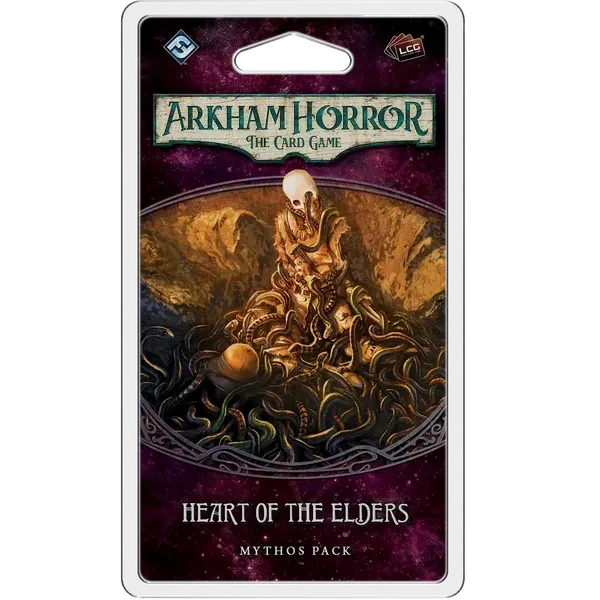 Heart of the Elders Mythos Pack for Arkham Horror The Card Game.