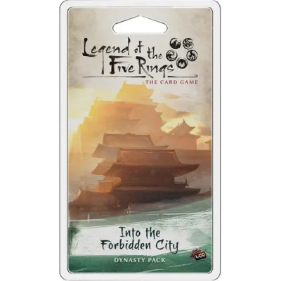 Legend of the Five Rings: The Card Game – Into the Forbidden City Into the Forbidden City Dynasty Pack for Legend of the Five Rings The Card Game with Otosan Uchi palace artwork.