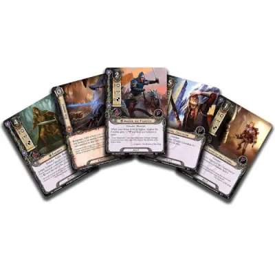 Defenders of Gondor Starter Deck card preview with heroes and allies from Gondor.