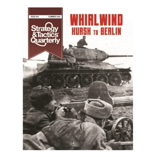 Strategy &amp; Tactics Quarterly #10: Whirlwind cover with Eastern Front soldiers and Soviet tank photograph.