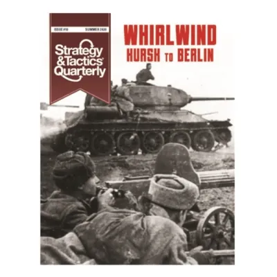 Strategy &amp; Tactics Quarterly #10: Whirlwind cover with Eastern Front soldiers and Soviet tank photograph.