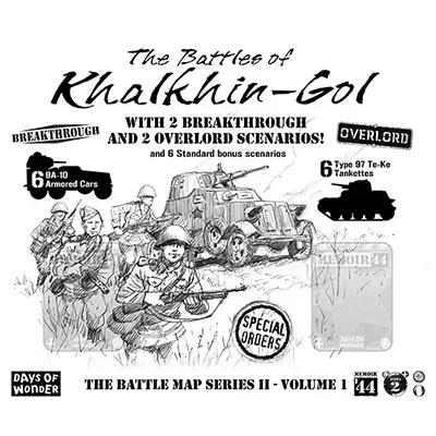 Memoir ’44: The Battles of Khalkhin-Gol Battle Map expansion with Soviet-Japanese conflict artwork.