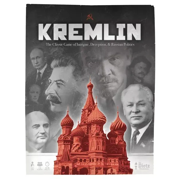Kremlin 4th Edition political strategy board game cover from Dietz Foundation.