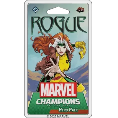 Rogue Hero Pack for Marvel Champions The Card Game with Rogue reaching forward.
