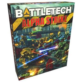 BattleTech: Alpha Strike Boxed Set by Catalyst Game Labs, featuring 13 plastic 'Mech miniatures and 3D cardboard terrain - Av