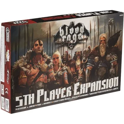 Blood Rage 5th Player Expansion box showing the Ram Clan warriors.