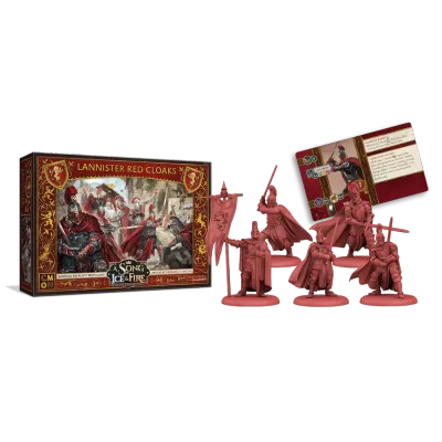 Lannister Red Cloaks miniatures and contents