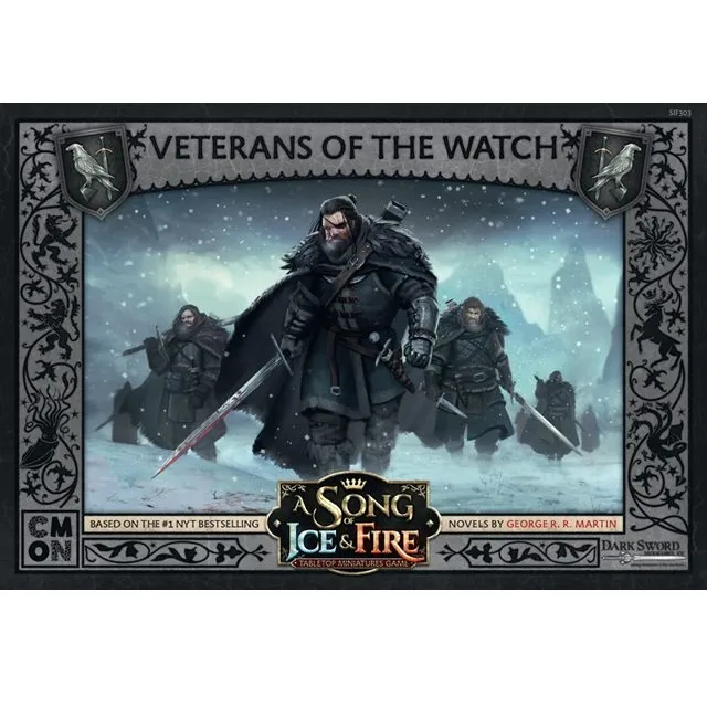 Night's Watch Veterans of the Watch unit expansion for A Song of Ice and Fire: Tabletop Miniatures Game