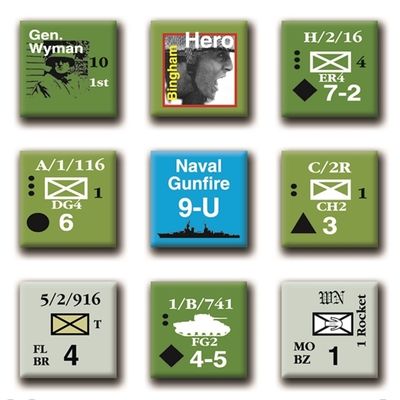 D-Day at Omaha Beach 4th Edition with Mounted Map — 5th Printing