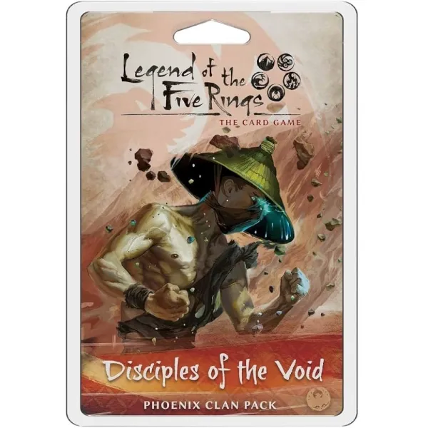 Disciples of the Void Phoenix Clan Pack for Legend of the Five Rings The Card Game with a masked monk.