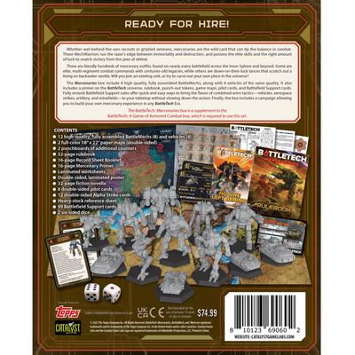 BattleTech: Mercenaries Box