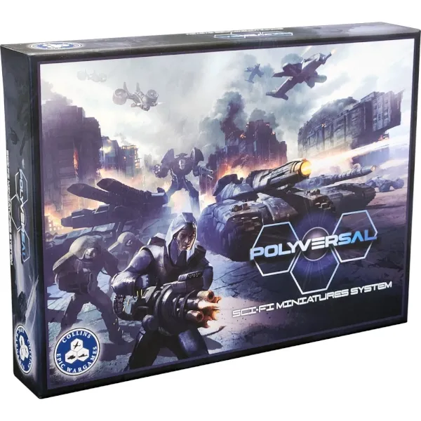 Polyversal sci-fi miniatures game core box from Collins Epic Wargames.