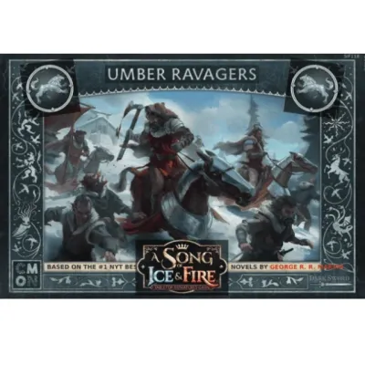 ASOIAF: Stark – Umber Ravagers — Unit Expansion House Stark Umber Ravagers unit expansion for A Song of Ice and Fire: Tabletop Miniatures Game