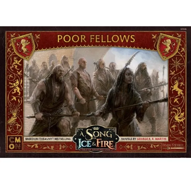 Lannister Poor Fellows unit expansion for A Song of Ice and Fire: Tabletop Miniatures Game