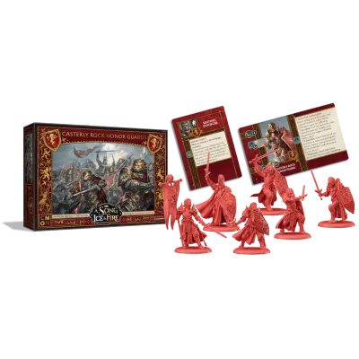 Casterly Rock Honor Guards miniatures and contents
