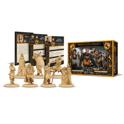 Baratheon Heroes 1 miniatures and contents.