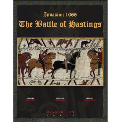 Invasion 1066: The Battle of Hastings Invasion 1066: The Battle of Hastings cover showing Bayeux Tapestry-style Norman cavalry.