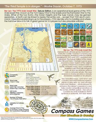 Bar-Lev: The 1973 Arab-Israeli War, Deluxe Edition