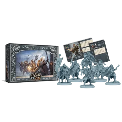 Mormont She-Bears miniatures and cards